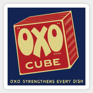 Vintage Oxo advert Sticker